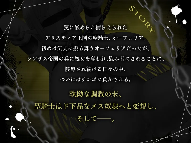 【ド下品オホ声】人格改変 捕虜になった聖騎士エルフをメス堕ちさせて性奴隷にする話
