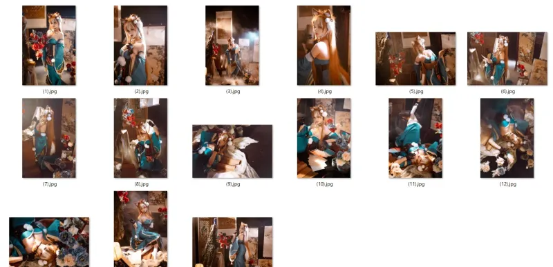 ★8K★Coser-YIBEI Vol.29 GENSHIN　ゴロー/ヒナさん  15P