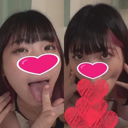 【喉奥バキュームフェラ】イマドキJDのさとみちゃんに、ねっとりからみつく口マンコのディープスロートでごっくんしてもらった件