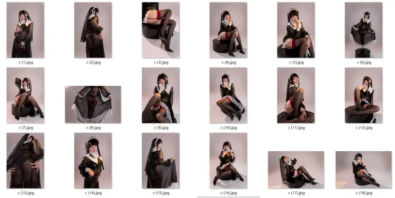 ★4K★Coser-KARIN NO.027 - シスターの懺悔室 　29P