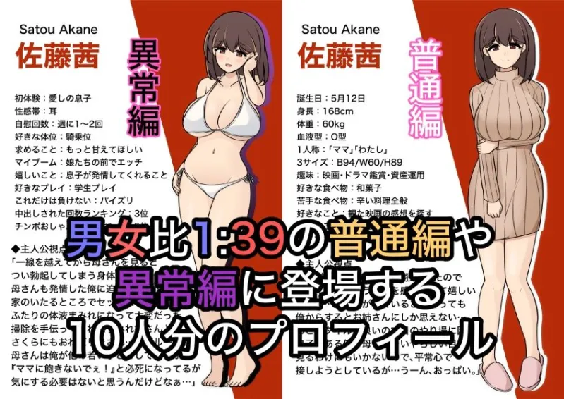 男女比1:39の平行世界は思いのほか異常（Fantia2024年4月～6月まとめ）