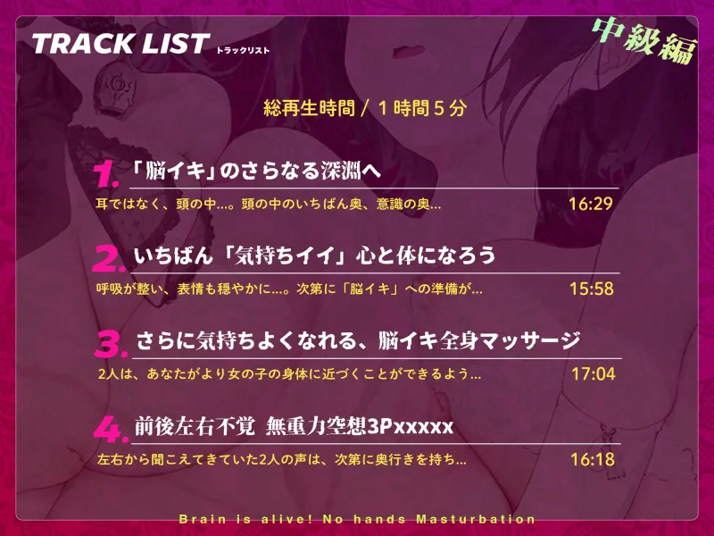 【失禁注意!】誰でも出来る!決定版「はじめての」脳イキ!ノーハンドオナニー中級編～射精感を遥かに超える女性と同様の深いオーガズム～【PC筋+催眠式】