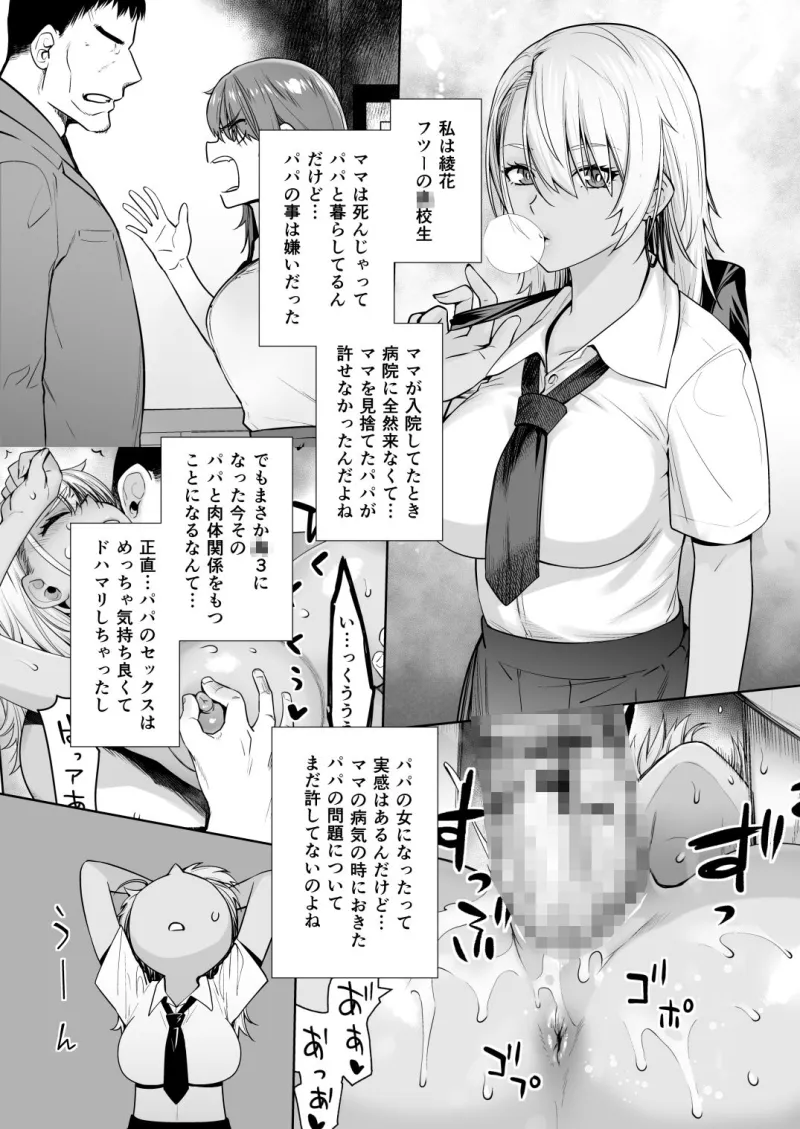 ギャル娘が父親との愛情ックス3