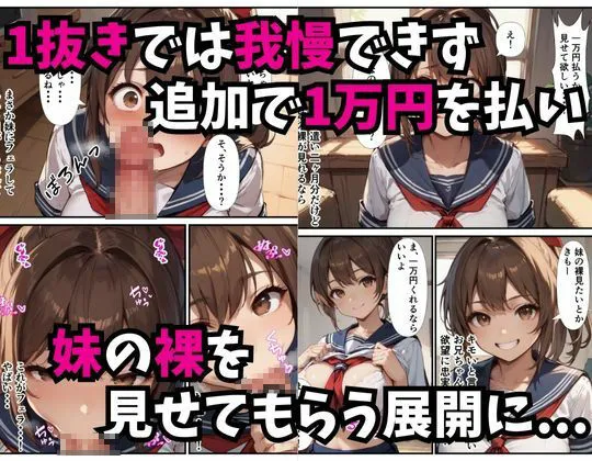 エロい体の妹にお金を払ったら中出しできた話