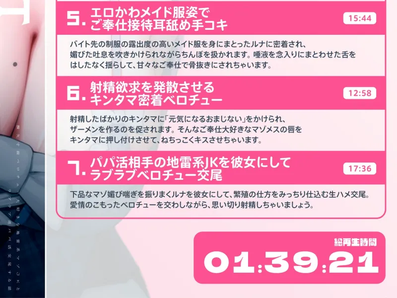 酸欠寸前ベロチュー大好きな地雷系マゾJKとラブラブ逆パパ活交尾する話