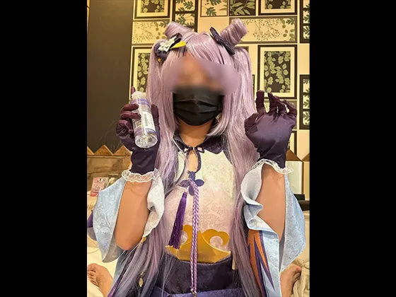 原神コスのすいめろちゃんが手袋手コキしてくれた！