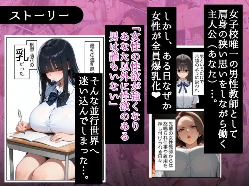 俺しか勃起できない世界  ～Kカップ爆乳陰キャ教え子生オナホ化計画～