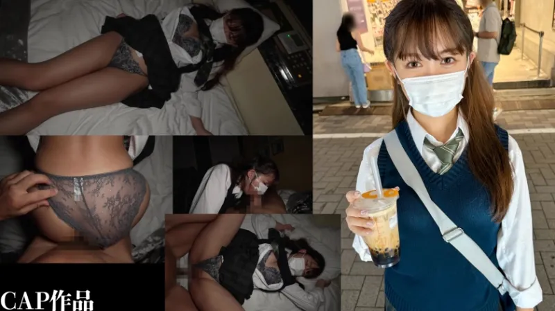 恵まれた体格を持つ陸上特待生の褐色女子に人生初めての中出し。