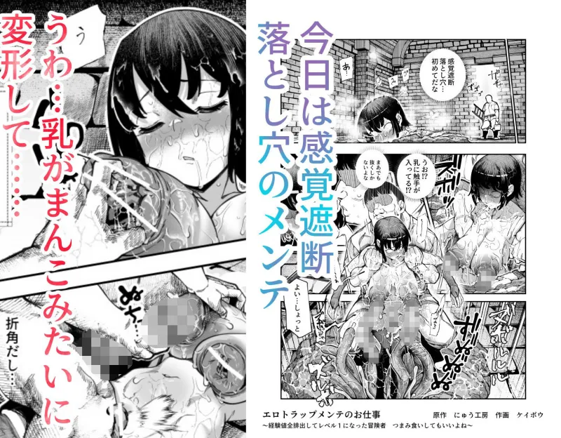 エロトラップメンテのお仕事EX～経験値全排出してレベル1になった冒険者 つまみ食いしてもいいよね～