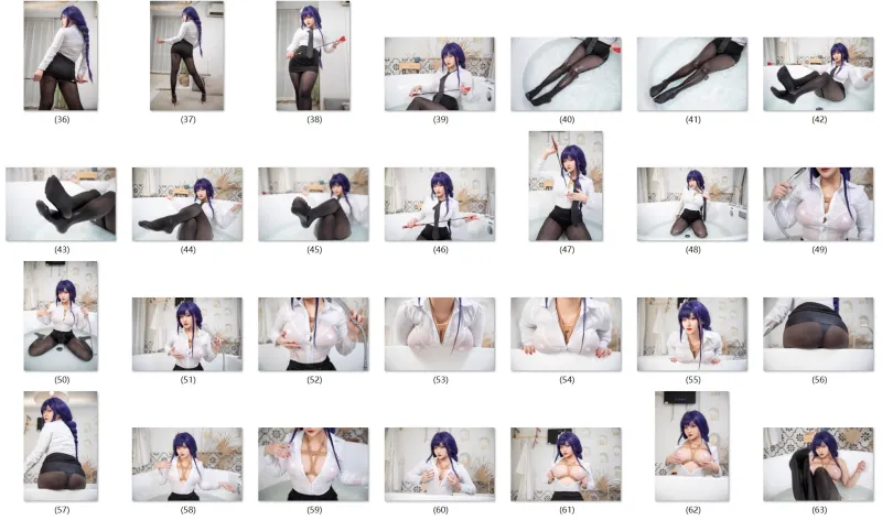 ★4K★Coser-LoLiSAMA NO.037 原ネ申　雷電将军OL　74P