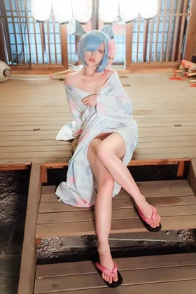 ★4K★Coser YUNZAI Vol.35 レム着物　46P1V