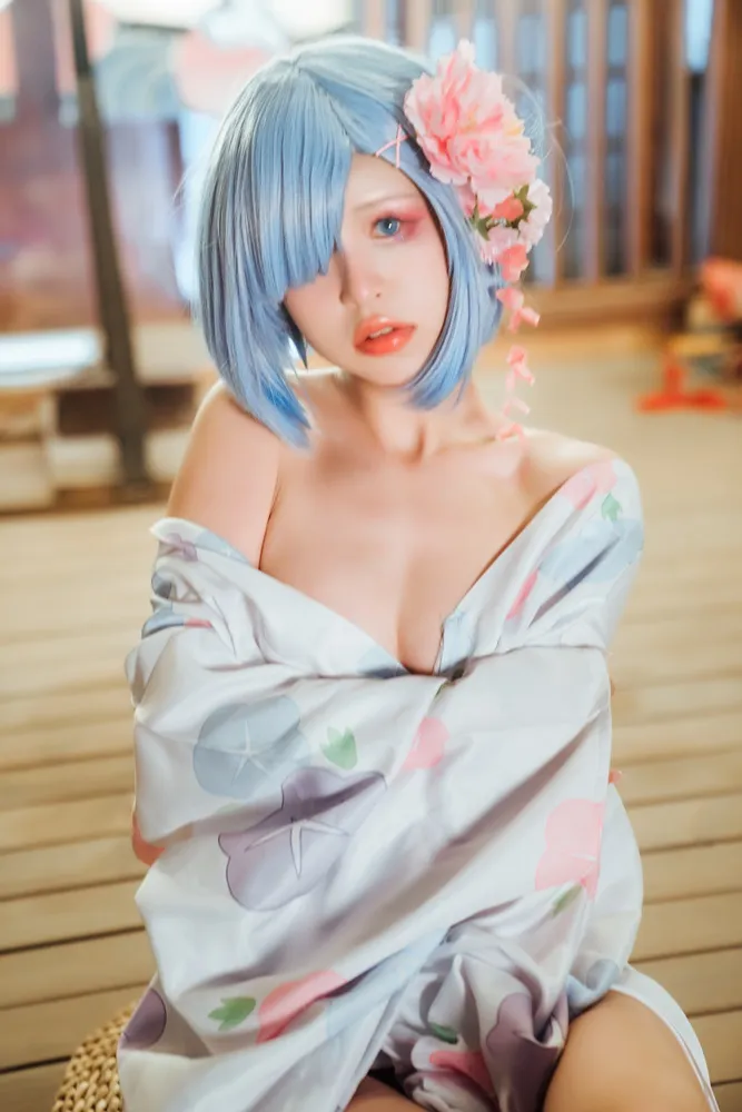 ★4K★Coser YUNZAI Vol.35 レム着物　46P1V