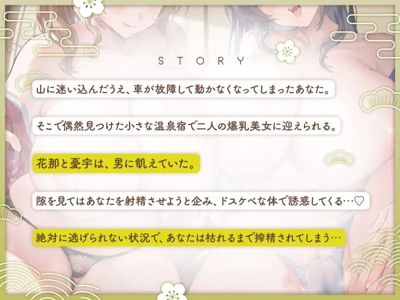 宿屋のドスケベお姉さん×2に夜這いされて搾精される夜