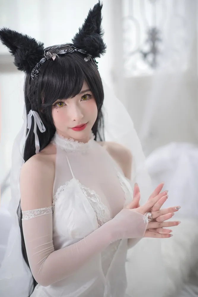 ★4K★Coser-SHIMIZU　NO.015 愛宕ウェディングドレス　49P