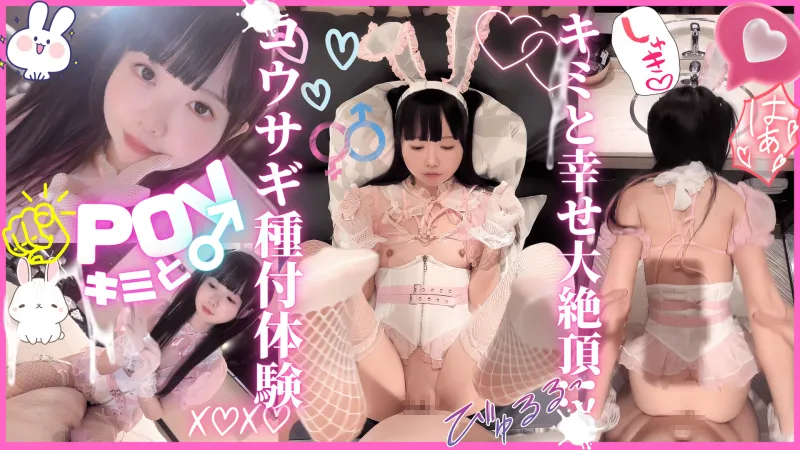 【主観】没入感MAXのコウサギ種付け体験。アナタの赤ちゃんおねだりで大沼注意。沢山声だしていっしょにイクイクできる激エロ快楽依存でもうヤメられない。