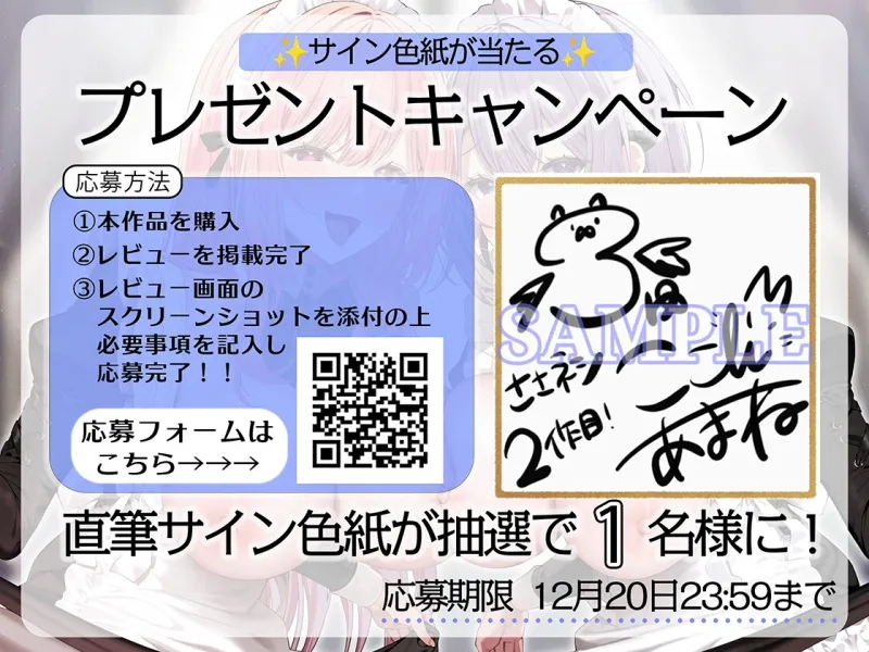 WメイドWドスケベご奉仕～お姉さんメイドの全肯定甘々お給仕「あらあら、困った ご主人様ですね♪」～