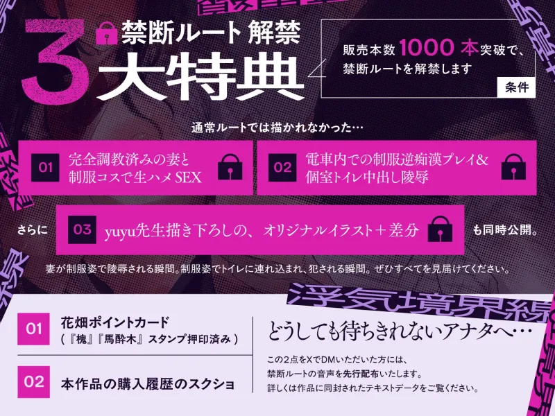 【早期6大特典＆28日間40%OFF】カノジョさんとの婚姻届ごしだったらサセてあげよっか?(笑)-浮気境界線-