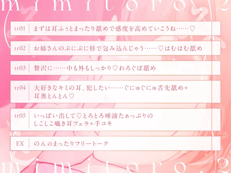 【KU100・生耳舐め特化】みみとろ。2～低音のお姉さんは好きですか?～【総再生時間2時間越え！】
