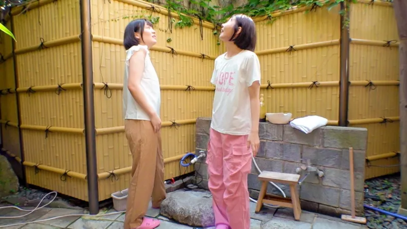 母子家庭の姉妹とイタズラ温泉旅行