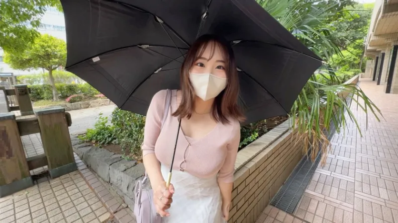 【顔出しNG】上級国民ガチお嬢様 マスクでAV出演