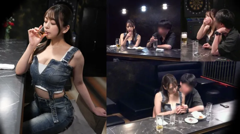 Gカップの誘惑～アプリで出会ったエステ嬢と密室バーSEX【すみれ】