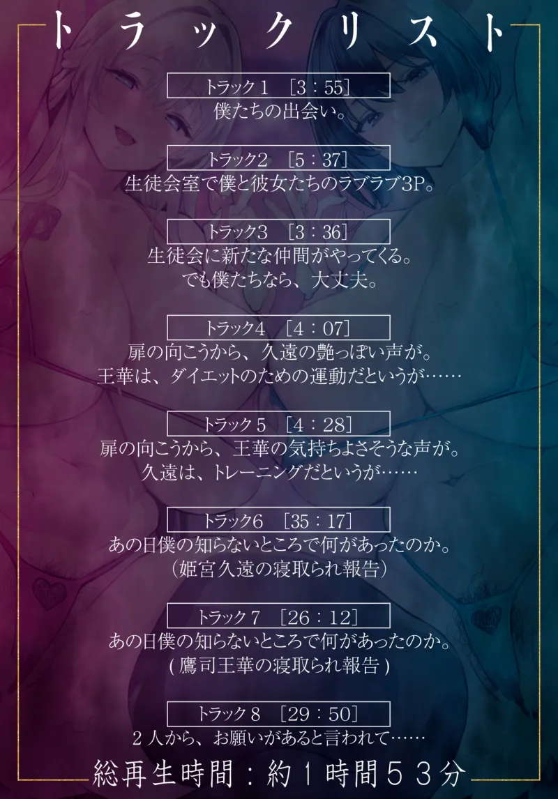 【即堕ちW寝取られ】姫系彼女と王子系彼女を格上転校生に一瞬で奪われた話