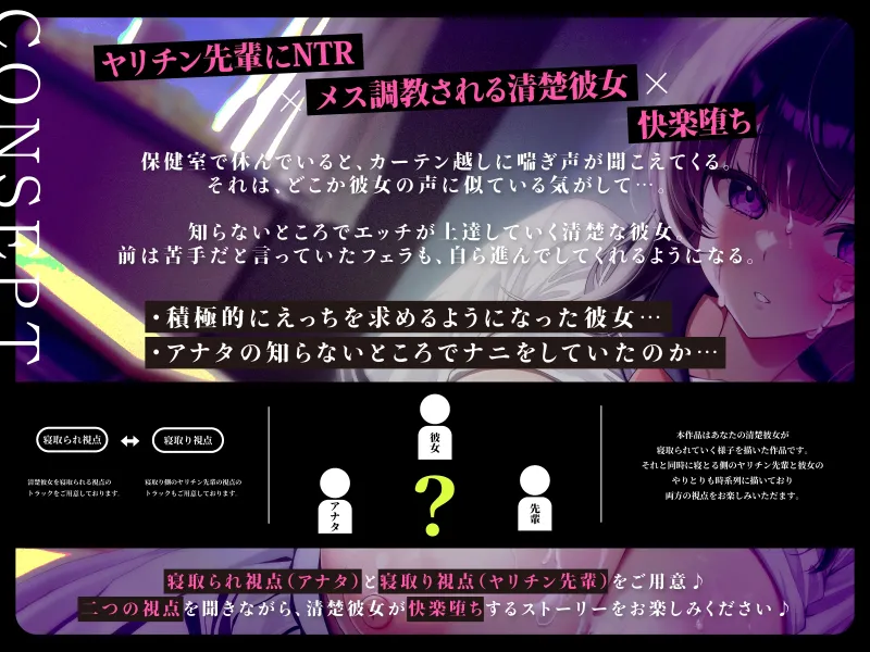 【寝取られ】僕の知らないところで清楚彼女がヤリチン先輩にメス調教されていた話