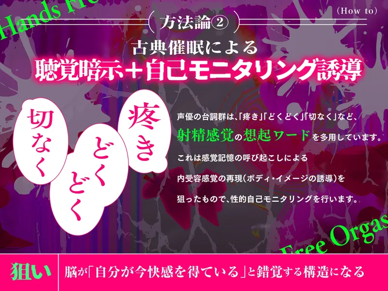 【催眠式】本当にできる！究極に気持ちイイ「かんたんノーハンド射精」メソッド【勝手に出ちゃう 】