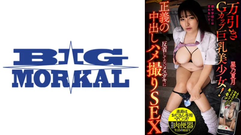 正義の中出し 反省してない女子にハメ撮りSEX 万引きGカップ巨乳美少女(19)！ 星乃夏月