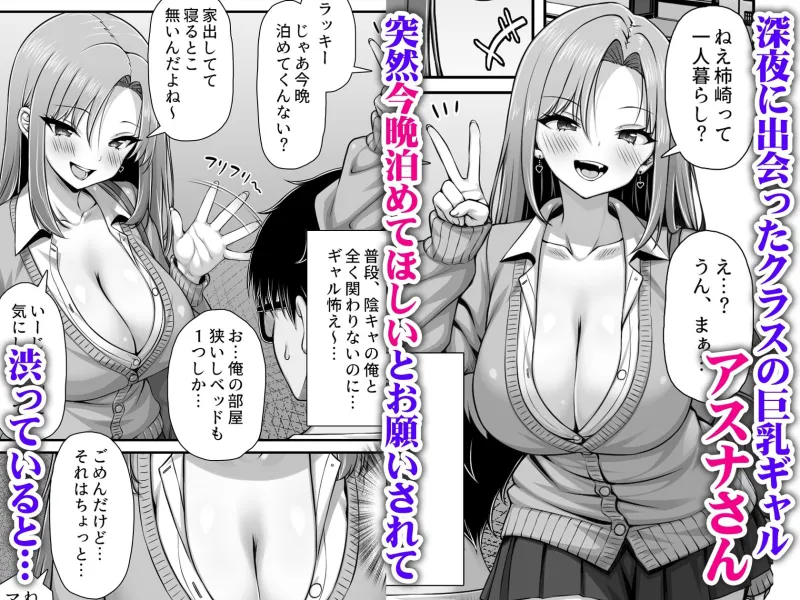 好きにおっぱい触らせてあげるから家泊めてよ