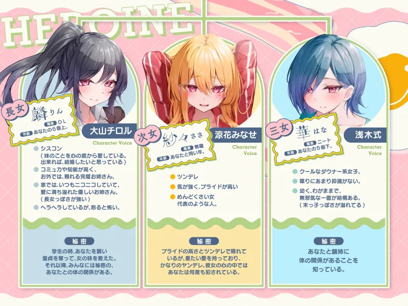 【✅早期購入特典付きっ♡✅】『爆乳三姉妹のエッチ大好きな幼馴染達に求愛されて、金玉空っぽになるまで精液絞り取られるドスケベ交尾性活。～姉妹丼ハーレム～』