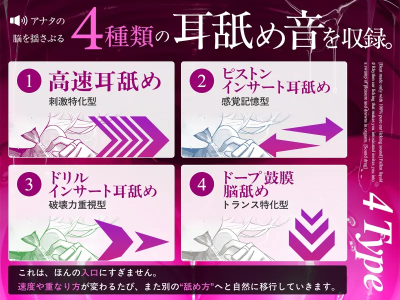 【純度100%耳舐め音のみで作られたビート】堕液 ♯アナタを酩酊させるリズム耳舐めが快楽の沼に誘いオーガズムへ溺れる。【サウンドドラッグ】