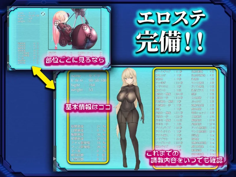 捕らわれのセイラ～機械○記録～