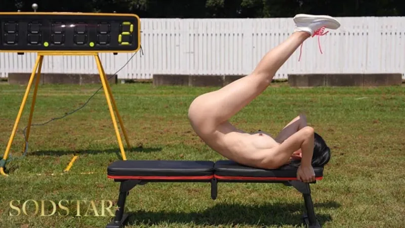 宮島めい 初めての全裸スポーツテスト