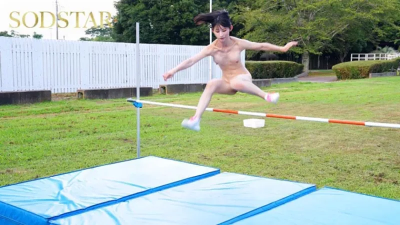 宮島めい 初めての全裸スポーツテスト