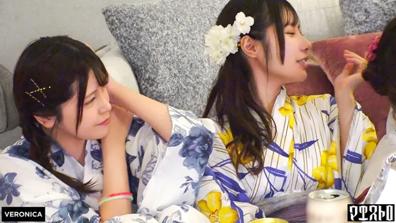 ナンパDe宅飲み！浴衣美女の可愛らしさに興奮した男達は生チン中出しSEXとヤりたい放題！？【るる/ゆい/あかり/ひなこ】Ver.あかり&ひなこ