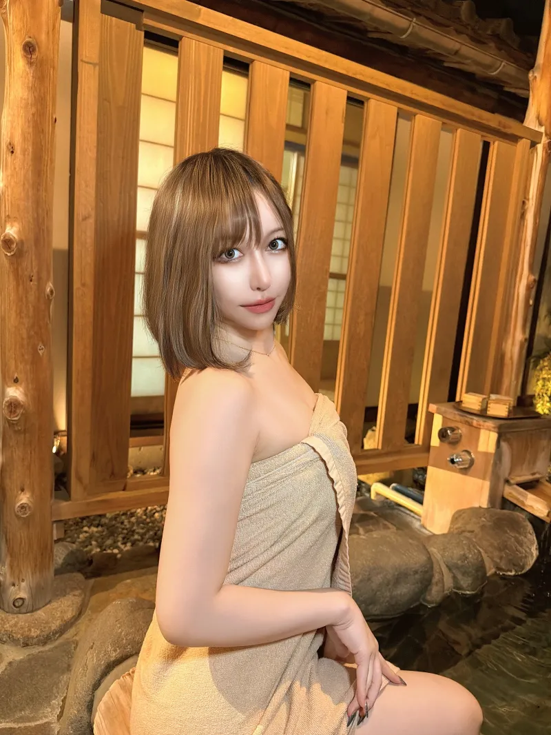 甘く濡れる、露天情景。