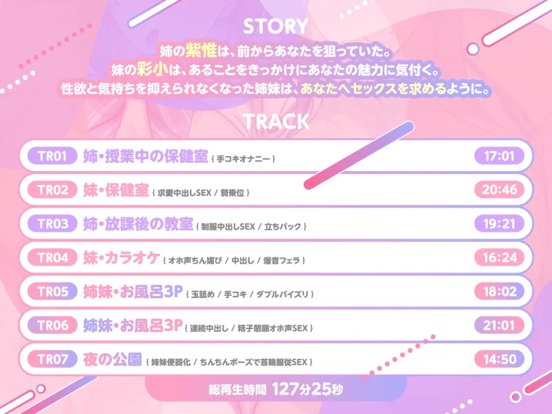 【2週間限定50%OFF】むちむち肉厚保健室姉妹ドン 巨乳JK(Hカップ)と爆乳保険医(Jカップ)姉妹の従順マンコに中出し放題【オホ声/ちん媚び/孕ませ】